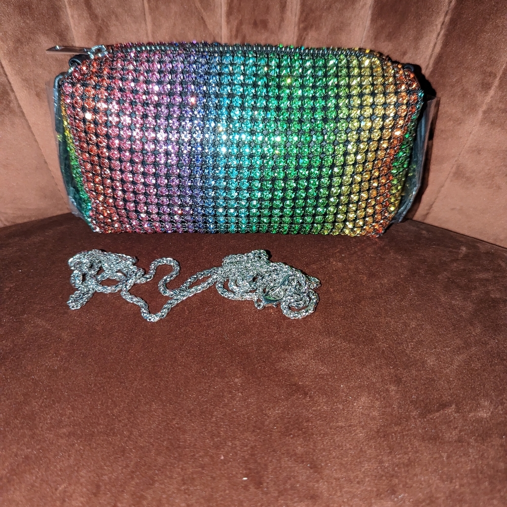 Rainbow Colorful Stone Bag